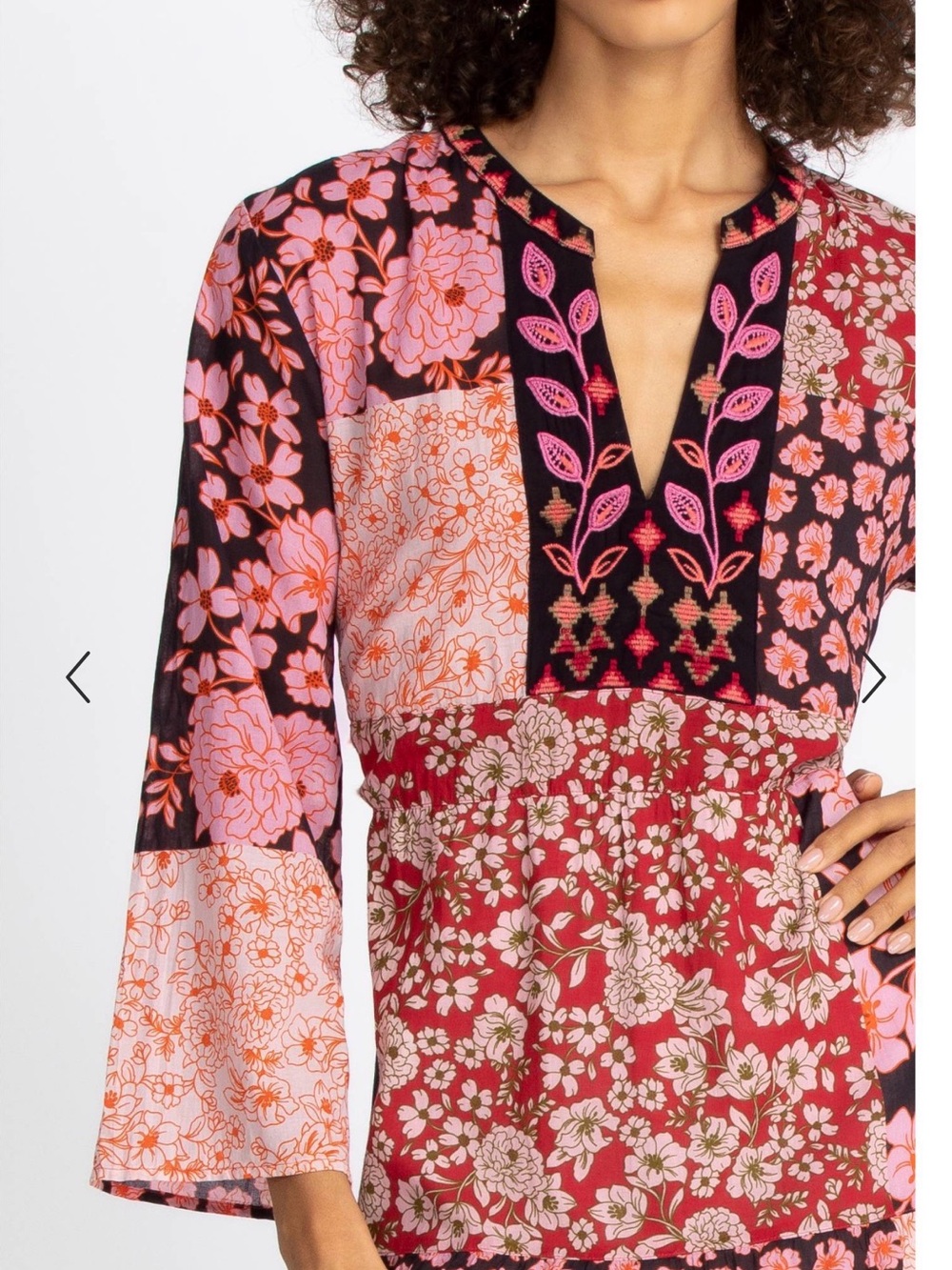 Johnny Was “Flora” Tie Back Dress - Picture 3 of 3
